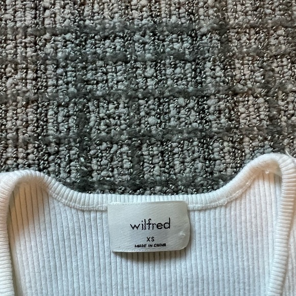 Aritzia Wilfred All Tied Up Sweater - Light Birch - Picture 2 of 7